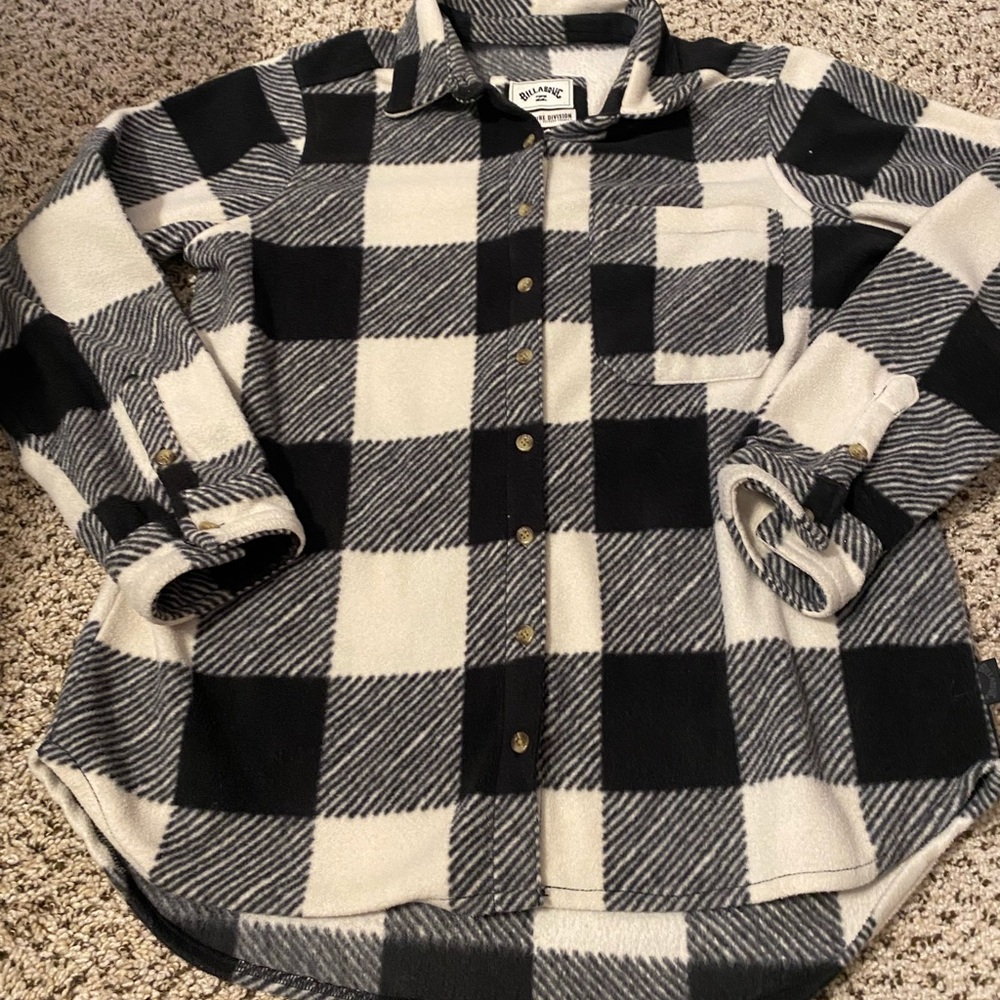 Billabong fleece button up